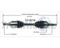 NEW CV AXLE