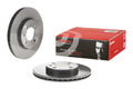 Brembo 95-02 VW Cabrio/93-99 Golf/90-99 Jetta Front Premium UV Coated OE Equivalent Rotor