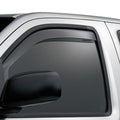 WeatherTech 05+ Nissan Frontier Crew Cab Front Side Window Deflectors - Dark Smoke