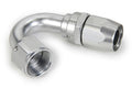 Fragola -12AN x 150 Degree Power Flow Hose End - Blue/Red