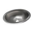 10" X 13" OVAL STAINLESS STEEL SINK