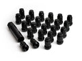 ICON Alloys, Lug Nut Kit, M14 x 1.5, Black, 24 Count with Lug Key