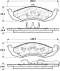 Street Brake Pads w/Shims and Hardware