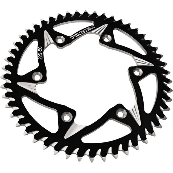 Vortex Racing Aluminum Rear Sprocket 520 53 Tooth- Black