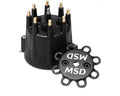 MSD Distributor Cap V8 Hei Terminals Black Spark Plug Wire Retainer Chevy Ford Chrysler MSD Distributors And Original GM Points Distributors MSD Ignition