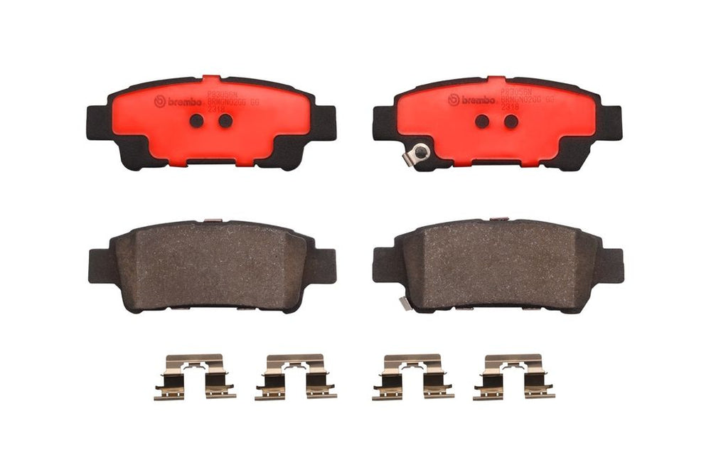 Brembo 04-10 Toyota Sienna Rear Premium NAO Ceramic OE Equivalent Pad