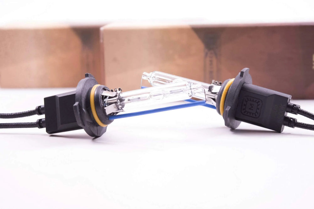 ***Discontinued***~(0.4 lbs. 6X3X1)~ 9005/H10/9145: XB 5K HID Bulbs (Pair)