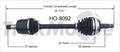 NEW CV AXLE