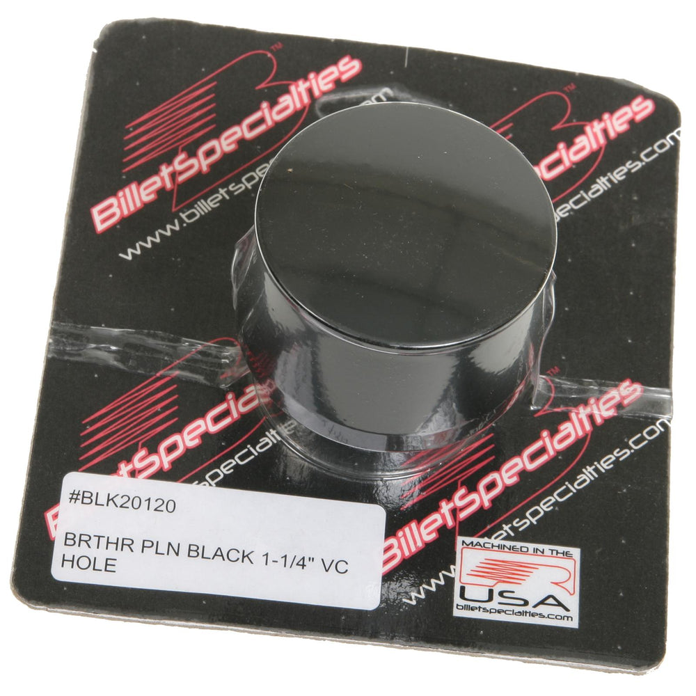Breather Valve Cover 1-1/4in VC Hole Black