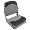 WISE 8WD734 STANDARD LOW BACK BOAT SEAT GREY / CHARCOAL