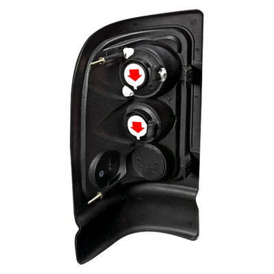 Winjet black tail light