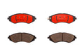 Brembo 04-11 Chevy Aveo/07-11 Aveo5/09-10 Pontiac G3 Front Premium NAO Ceramic OE Equivalent Pad