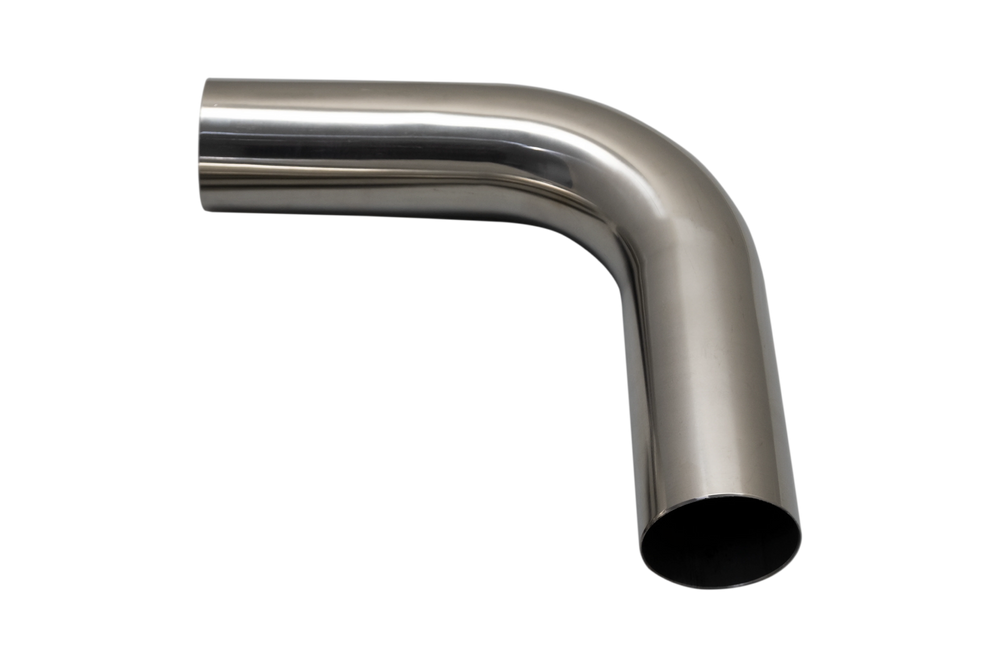 MANDREL BEND 304SS POLISHED 4IN 90 DEGREE 1.5D 6IN LEG