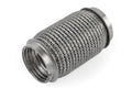 Premium Braided Interlocking Flex Section 63.5mm (2.5 Inch) T304 Stainless Steel 63.5mm (2.5 Inch) Inlet and Outlet, 152.4mm 6 Inch Length APR