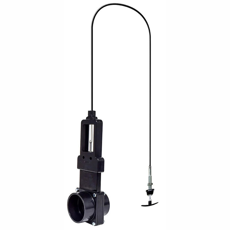 3" VALVE W/120" CABLE ATTACHED,HUBX