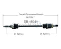 NEW CV AXLE
