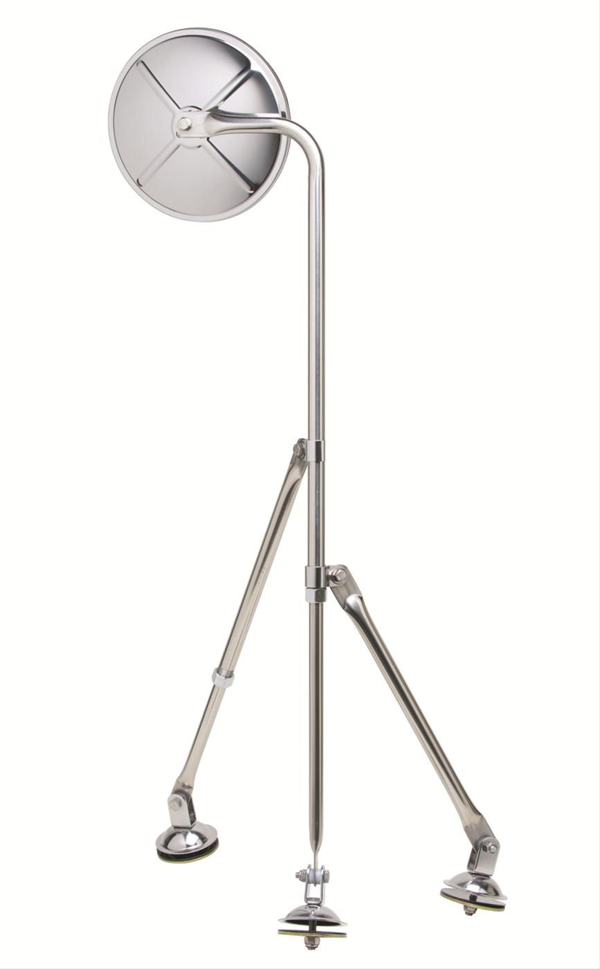 STAINLESS STEEL TRIPOD ASSEMBLY KIT W/ 8.5IN CONVEX MIRROR