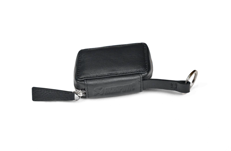Akrapovic Leather Car Key Case - Black