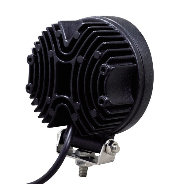 ~(2 lbs. 6X5X3)~ 4 Inch Work Light 27 Watt Spot RGB Accent Fracture Series Quad-Lock/Interlock Quake LED