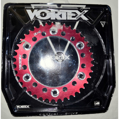 Vortex Racing Aluminum Rear Sprocket 530 40 Tooth- Red