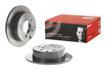 Brembo 08-11 Mitsubishi Lancer Rear Premium UV Coated OE Equivalent Rotor
