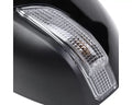 SIDE MIRROR- LEFT- 9 WIRES POWER FOLD HEAT LAMP(SIGNAL) GLOSSY BLACK