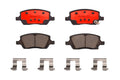Brembo 05-08 Chevrolet Uplander/05-06 Pontiac Montana Rear Premium NAO Ceramic OE Equivalent Pad