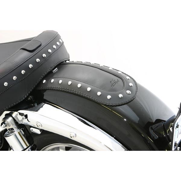 Mustang Kawasaki VN1600 Vulcan Fender Bib w/Studs - Black