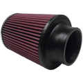 Air Filter For Intake Kits 75-1511-1 Oiled Cotton Cleanable Red S&B