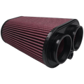 Air Filter For Intake Kits 75-2503 Oiled Cotton Cleanable Red S&B