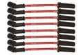 Moroso GM LS/LT 8.5mm Ultra 40 9.75in Long Wire Set w/o Alum Heatshield - Red