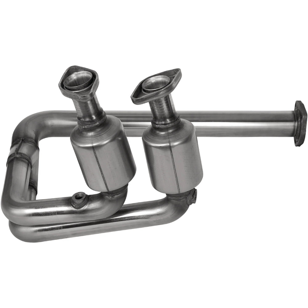 4.00INX9.00INX18.00IN SINGLE/DUAL FLOW II SS MUFFLER 2.50IN ID / 2.50IN OD