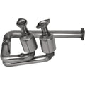 4.00INX9.00INX18.00IN SINGLE/DUAL FLOW II SS MUFFLER 2.50IN ID / 2.50IN OD