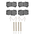 DFC 06-10 Hummer H3T Front 5000 Advanced Ceramic Brake Pads and Hardware Kit