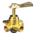 1/4 FNPT BRASS THREEWAY VALVE
