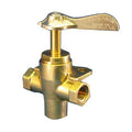 1/4 FNPT BRASS THREEWAY VALVE