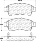 Street Brake Pads w/Shims and Hardware