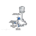 SuperPro 1978 Subaru Brat DL Front Strut Rod-to-Chassis Mount Bushing Kit