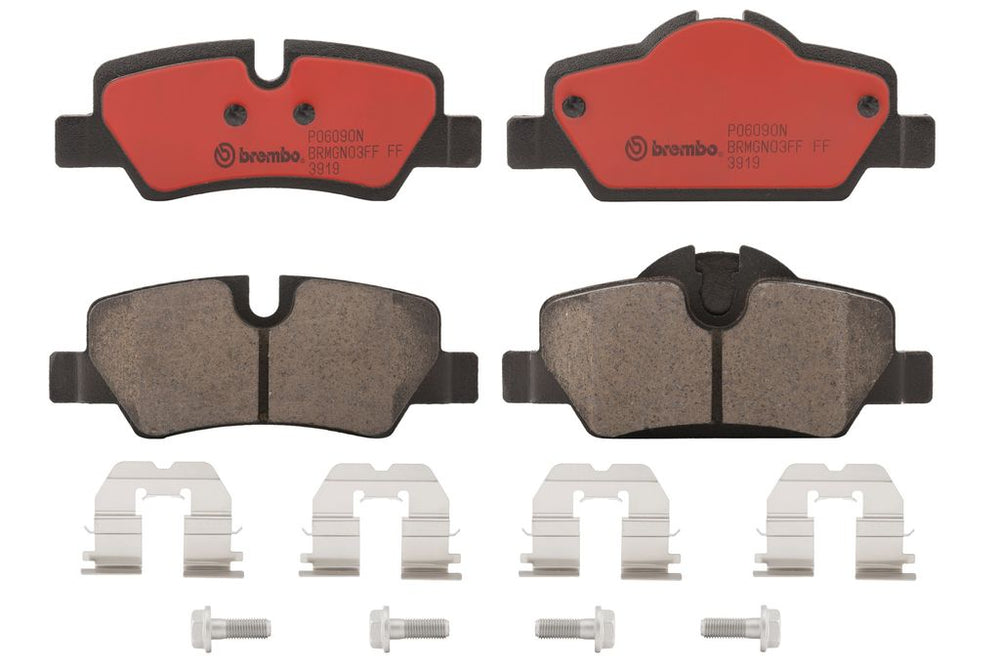 Brembo 14-21 Mini Cooper Rear Premium NAO Ceramic OE Equivalent Pad