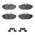 R1 2003-2005 Jaguar VanDEN PLAS Rear R1 Euro Ceramic Pads & Hardware Kit