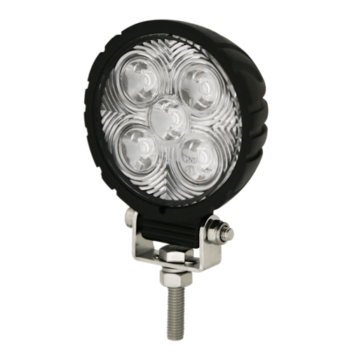 WORKLAMP: LED (5)/FLOOD BEAM/ROUND/1224VDC