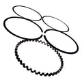 .040 Inch Oversized Piston Ring Set for 85-86 Jeep XJ, MJ w/ 2.8L Engine Crown Automotive