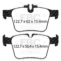 EBC 15+ Mercedes-Benz C300 (W205) 2.0 Turbo 4-matic Ultimax2 Rear Brake Pads