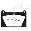 ~(2 lbs. 5X2X2)~ EBC Brakes Greenstuff 2000 Series Sport Pads