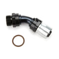 Fragola -10AN Male Rad. Fitting x 45 Degree Sport Crimp Hose End