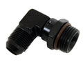 Fragola -10AN x 1 1/16 - 12 (12) 90 Degree Swivel - Black