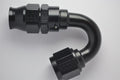 Fragola -8AN Real Street x 150 Degree Hose End Black For PTFE Hose