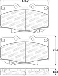 Sport Brake Pads with Shi