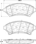 Street Brake Pads w/Shims and Hardware