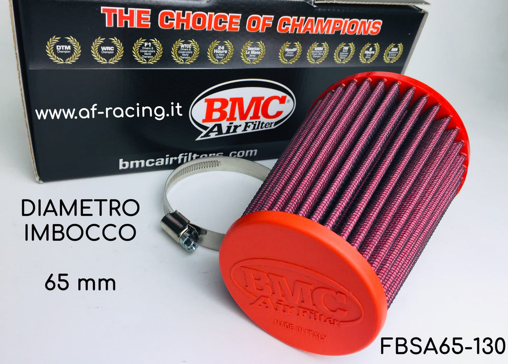 BMC Single Air Universal Conical Filter - 65mm Inlet / 130mm Filter Length